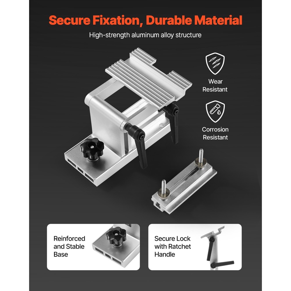 Adjustable Tool Rest Sharpening Jig for 6" or 8" Bench Grinder and Sander