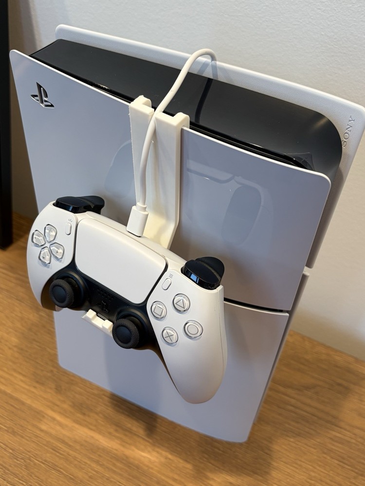 Multipurpose PS5 / Xbox Controller & Headset Holder – Mount with Cable Slot