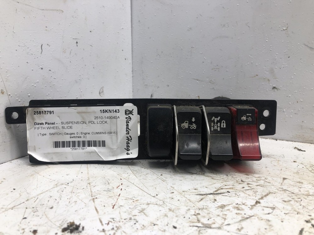 2012-2026 Kenworth T680 SWITCH Dash Panel - Used