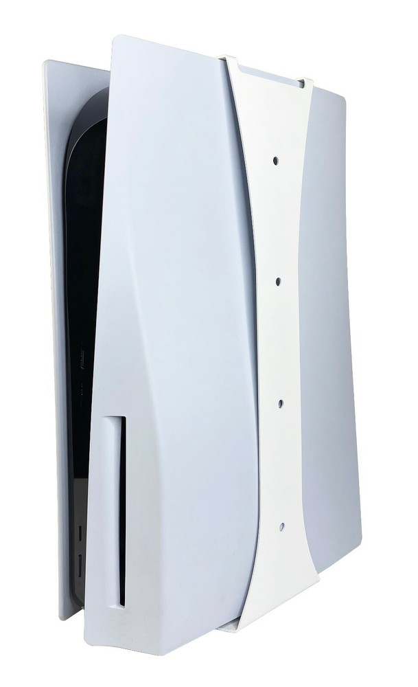 PlayStation 5 PS5 FAT & PRO White Wall Mount + Controllers Mount - ViMount