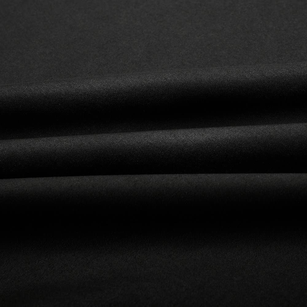 Queen Sheets Set - Black Hotel Luxury 4-Piece Bed Set, Extra Deep Poc