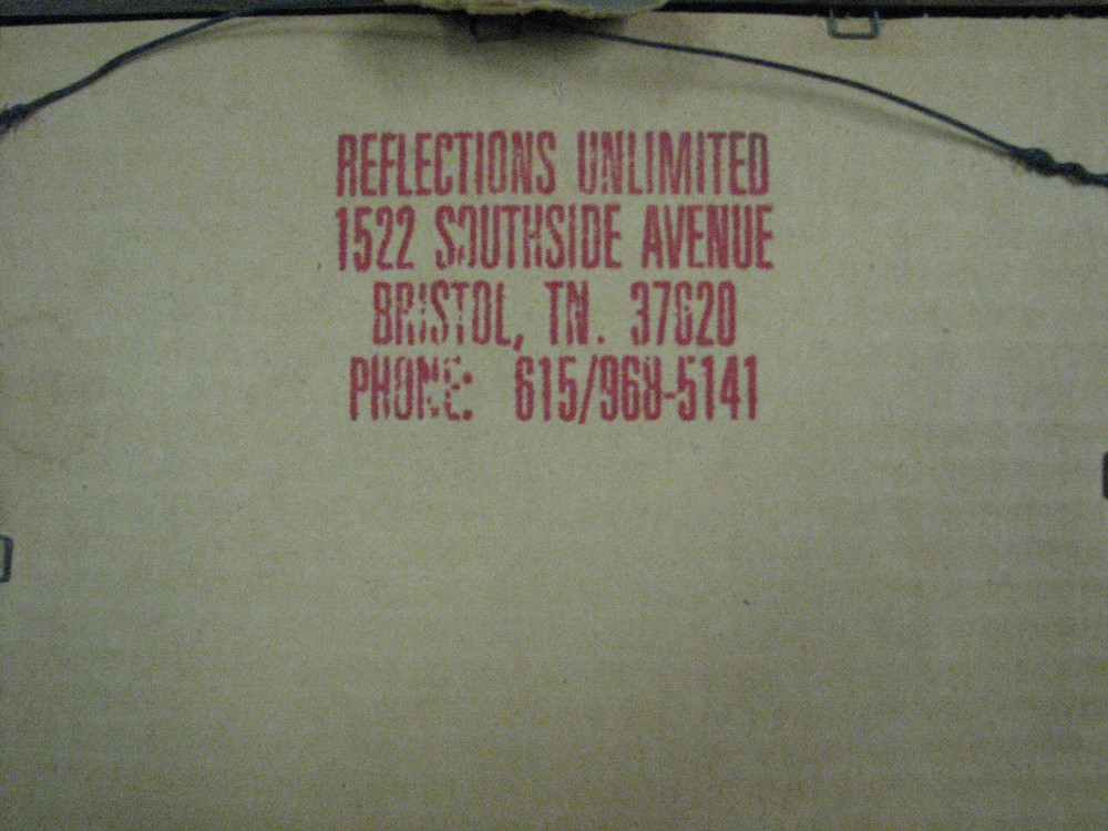 Vintage Stroh's Reverse on Glass Mirror Great Condition