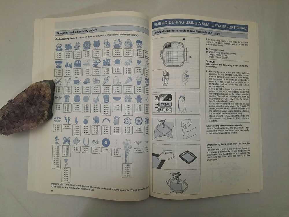 Brother Personal Embroidery System Instruction Manual