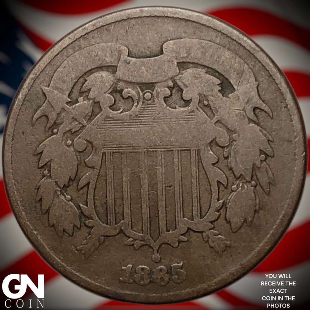1865 2 Cent Piece Y8305