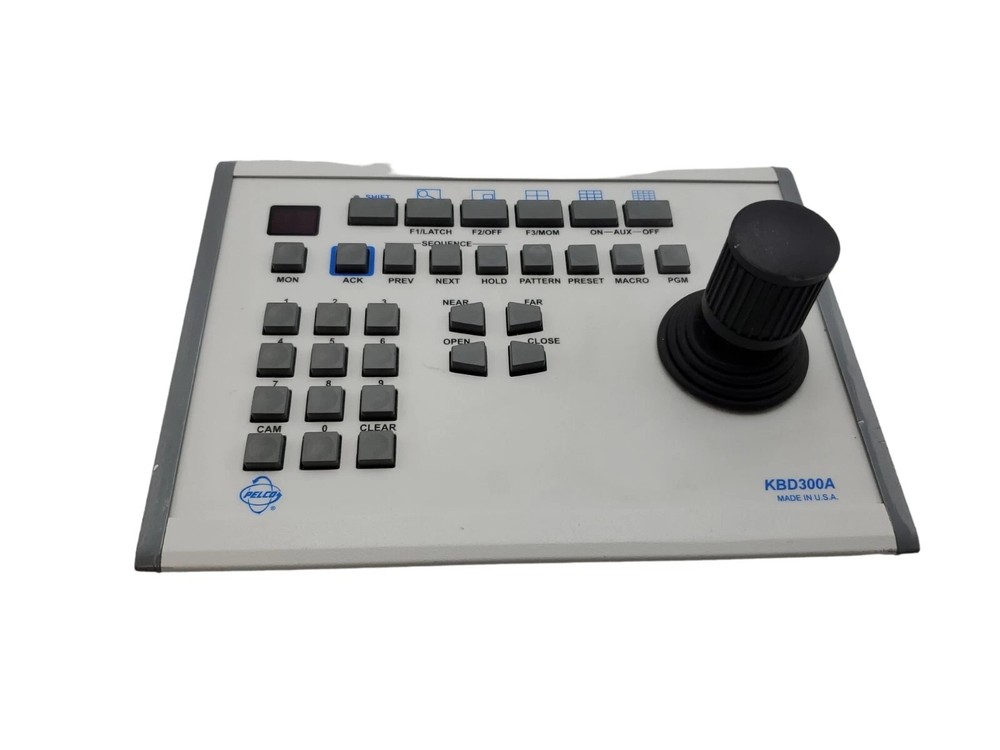 PELCO JOYSTICK KEYBOARD CONTROLLER KBD300A - TESTED!!