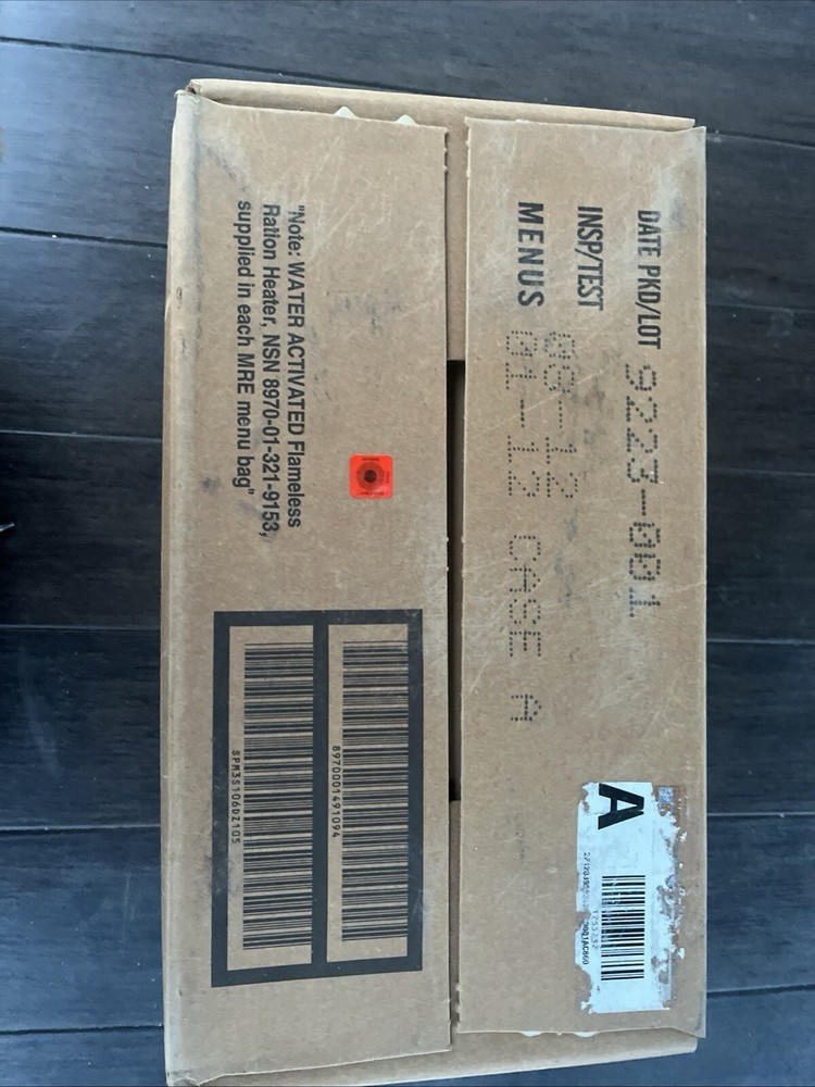 Official Military MRE Cases