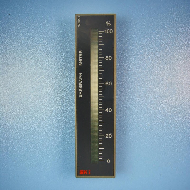 103seg LED Bargraph Panel Meter 24*96mm,0-5V Input,Red(Green),Horizontal Scale