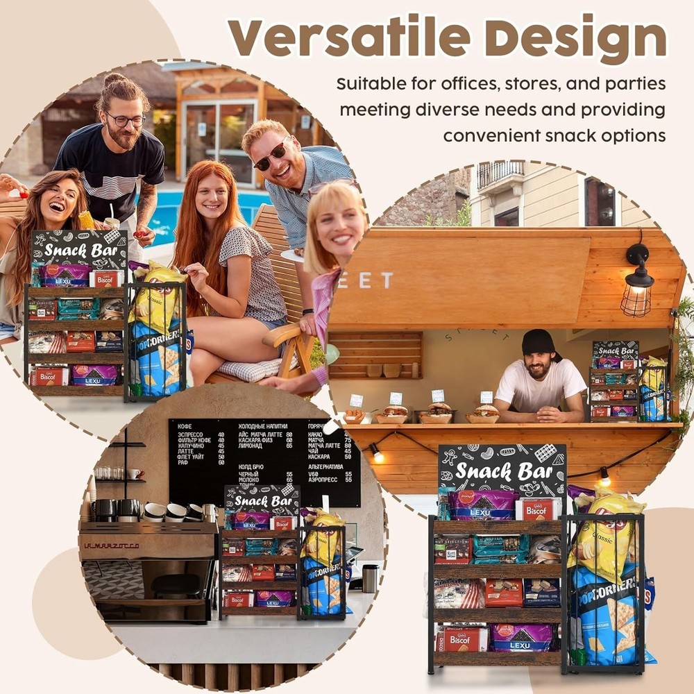 Creative Blackboard Snack Stand