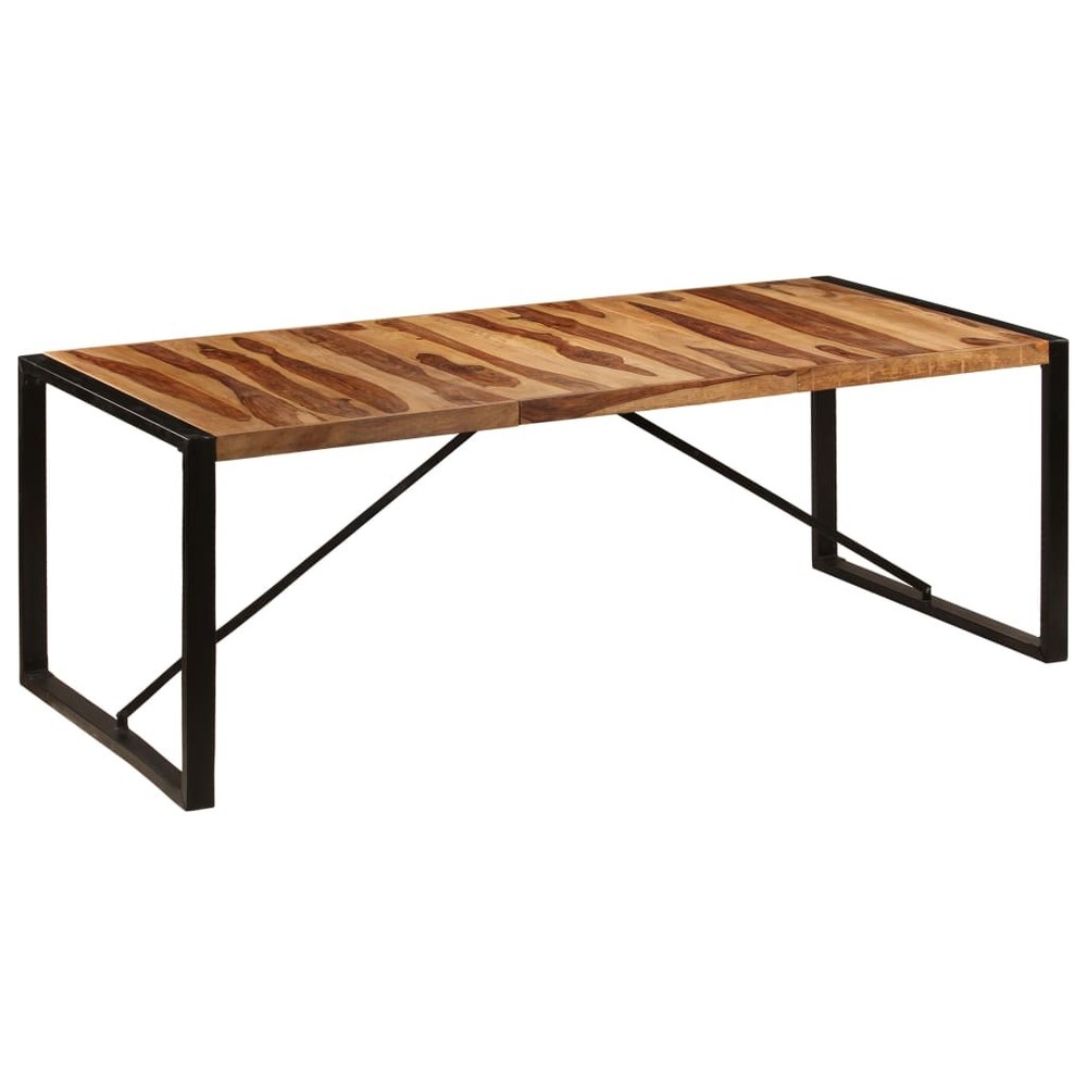 Dining Table Kitchen Table Dining Room Dinner Table Solid Acacia Wood vidaXL