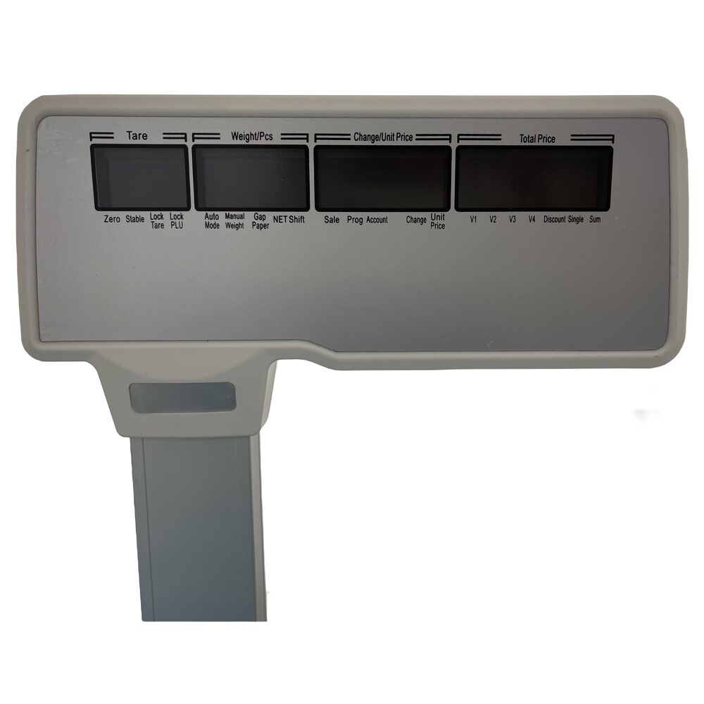 110V Digital Price Computing Scale Thermal Printer 15kg/33 lbs Four-window Pole