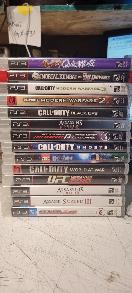 sony ps3 console bundle with 16 games