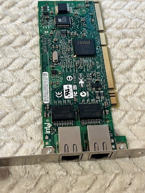 Intel PRO00 MT Dual Port PCI-X Server Network Adapter