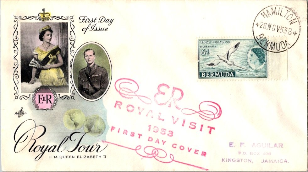 Bermuda Scott 163 Rubberstamp Address.