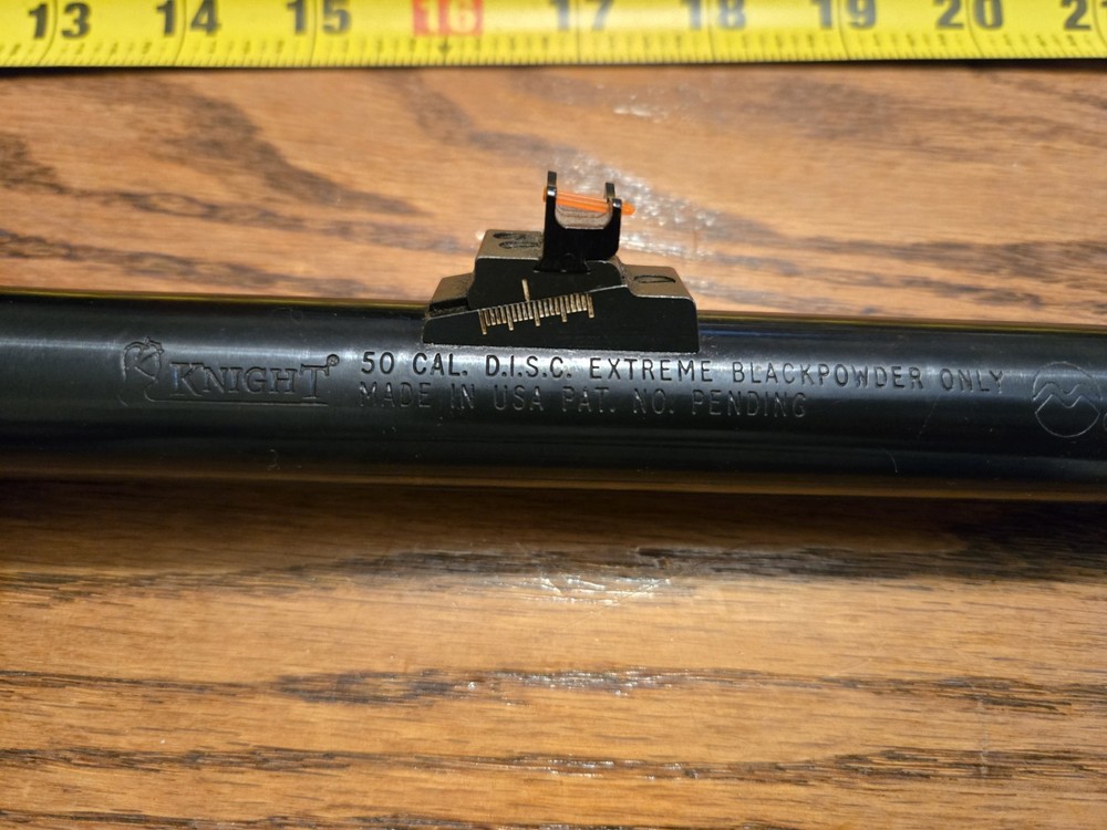 Knight DISC EXTREME 50 cal Muzzleloader Barrel w/ Ramrod Scope Mounts And Rings