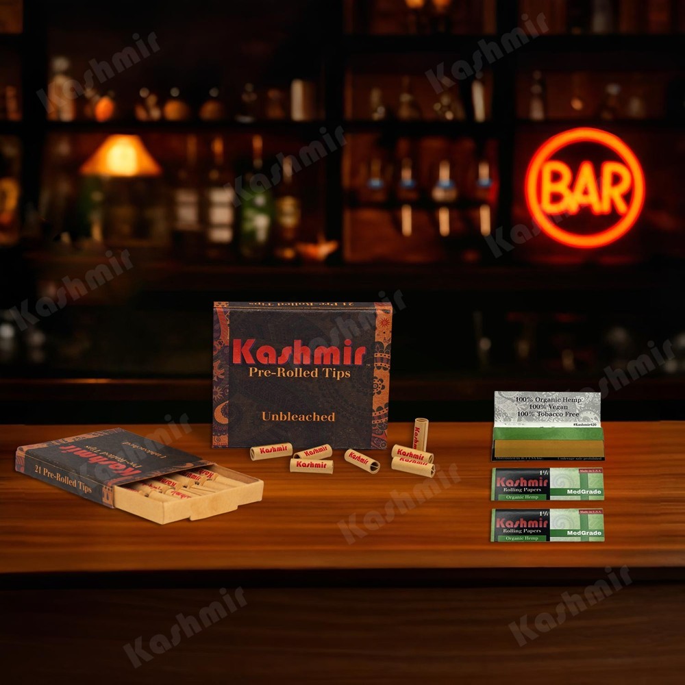 Filter Tips Unbleached Pre Rolled Filter Tips 20 Packs - 21CT each Rolling Tips