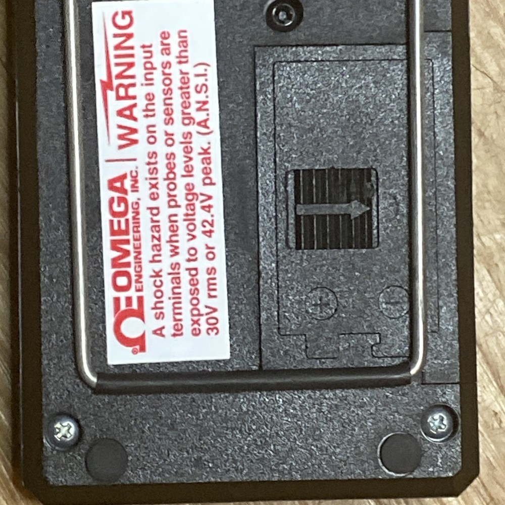 Vtg Omega HH21 Microprocessor Thermometer Works But Untested No Probe