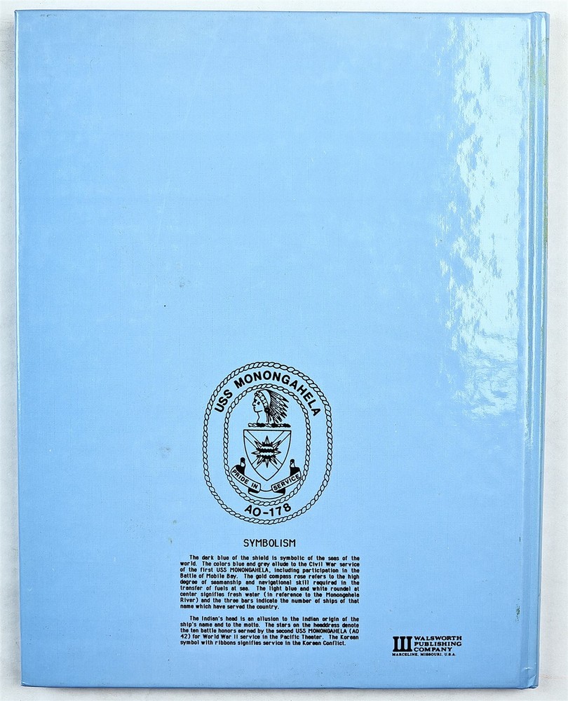 USS Monongahela (AO-178) 1989 Mediterranean Deployment Cruise Book