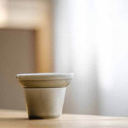 Ceramic Tea Strainers Gray Tea Colanders