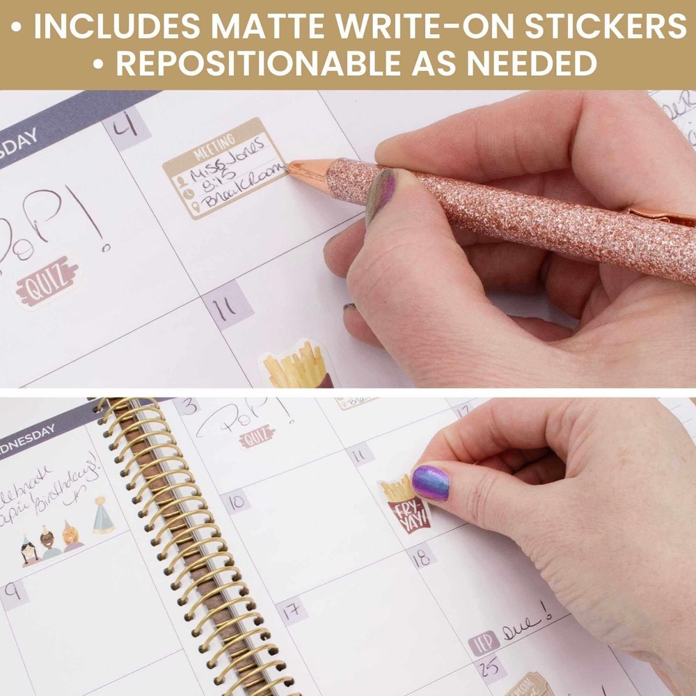 Planner Stickers | Teacher Pack | Cool Tones