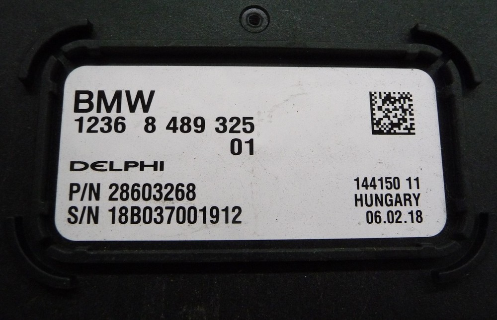 2014-2020 BMW i3 Front Engine Computer Control Module ECU 12368489325 OEM A1