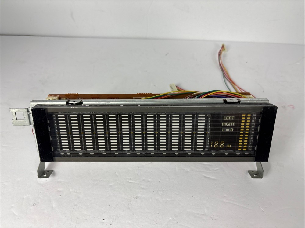 ORIGINAL FRONT METER DISPLAY BOARDS PARTS - BSR 4000XR EQ Equalizer