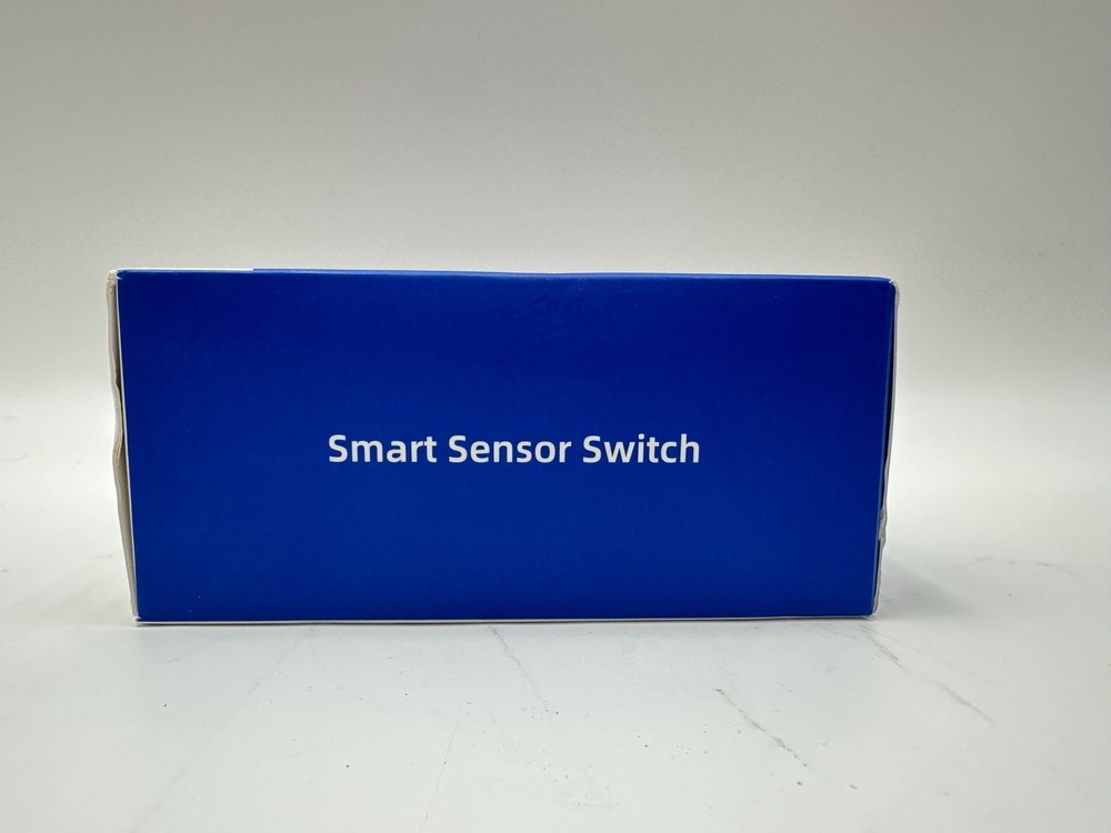 Smart Motion Sensor Switch 2.4GHz Single Pole Switch Alexa Google APP Black