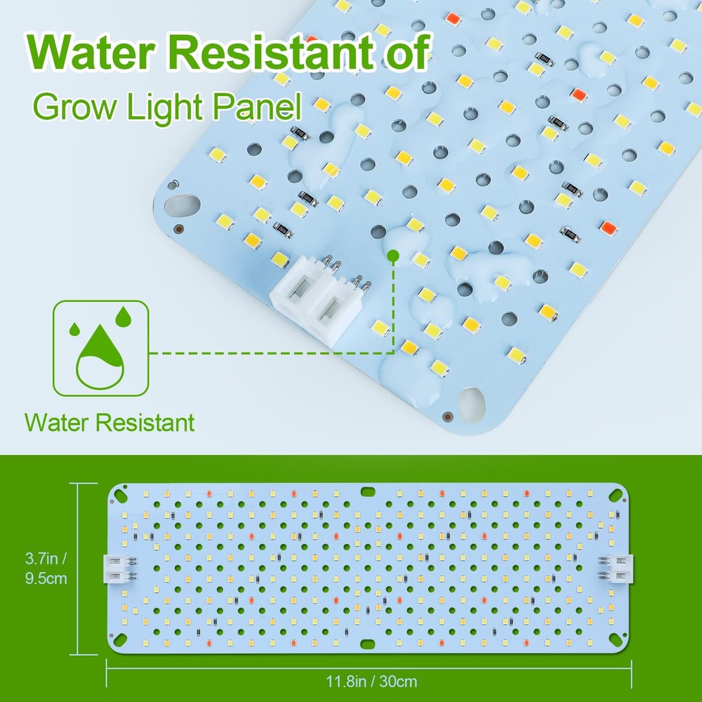 3Pack Panel Grow Lights for Indoor Light(3Pack), White Light