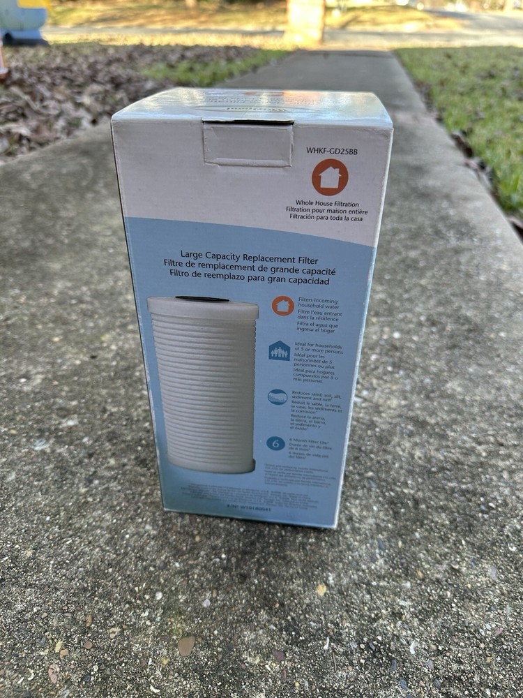Whirlpool Large Capacity Replacement Filter WHFK-GD25BB