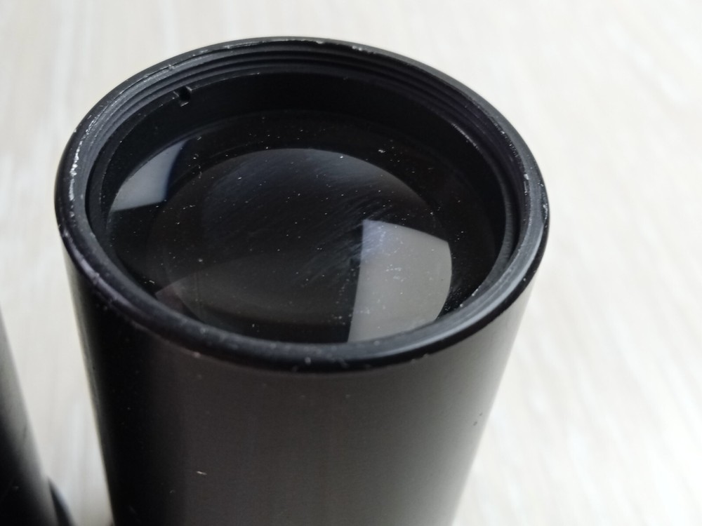 VINTAGE PAIR 5X EYEPIECE MICROSCOPE #0202