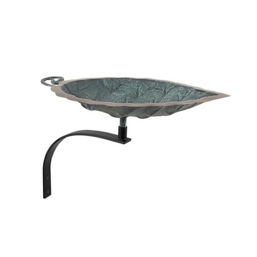 Aspen Leaf Birdbath- Wall Mount Bracket