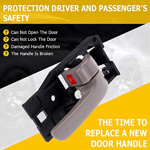 Front Passenger Right Interior Door Handle Replacement fit 2000-2006 for