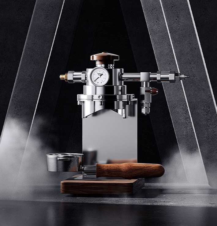 Camping Espresso Pneumatic Coffee Maker Coffee Machine Using Multi Air Source