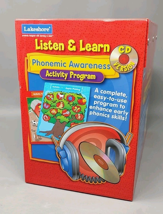 Lakeshore Listen & Learn Phonemic Awareness Activity Program CD Version JJ327