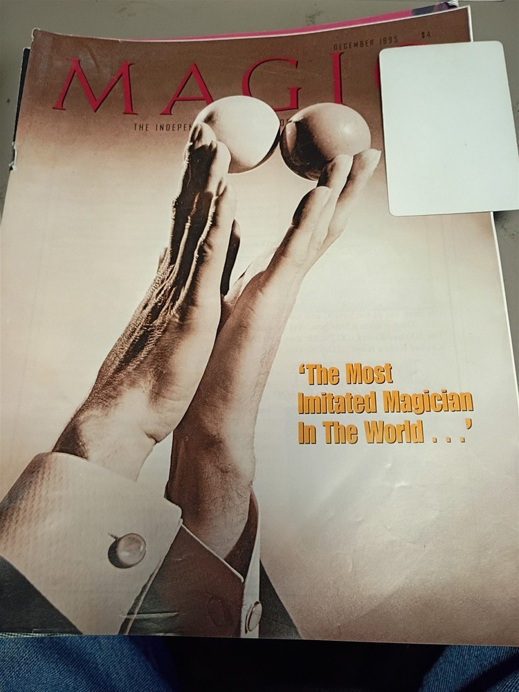 Cardini Magic Magazine Issue December 1995 #3