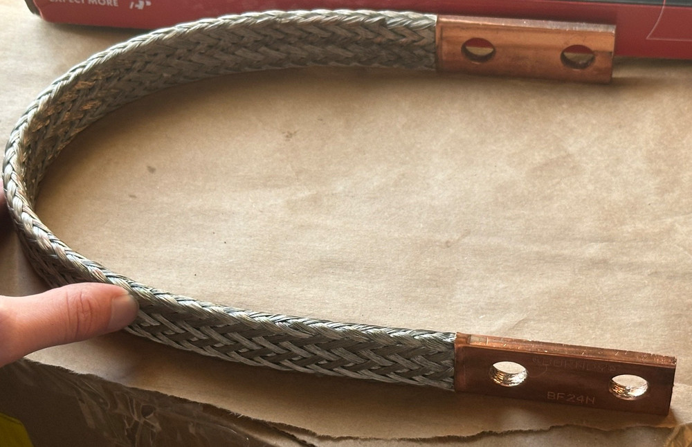Burndy BF24N Flexible Copper Braid 24"