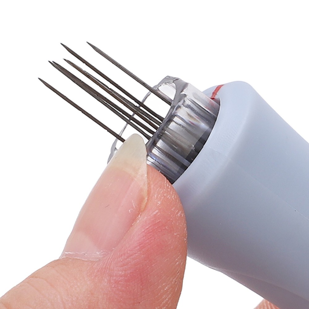 Felting Needles Spring Device Transparent Tube Handle Design Replaceable Inner