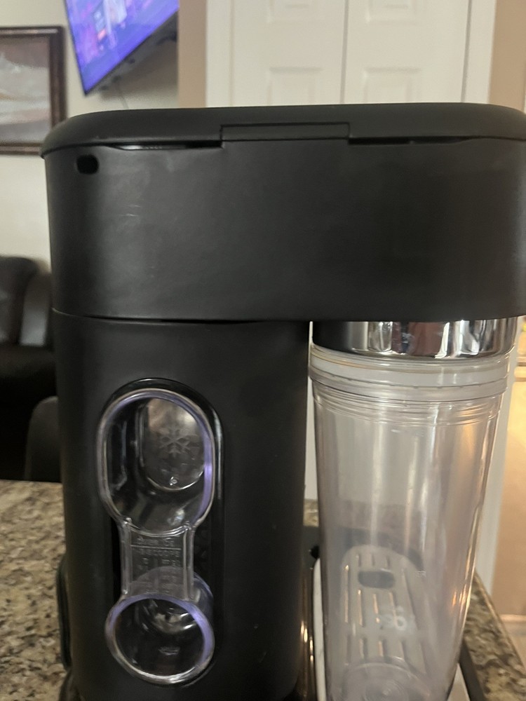 Mr. Coffee Frappe Maker Black Filter Machine for Iced Coffee with Blend Function