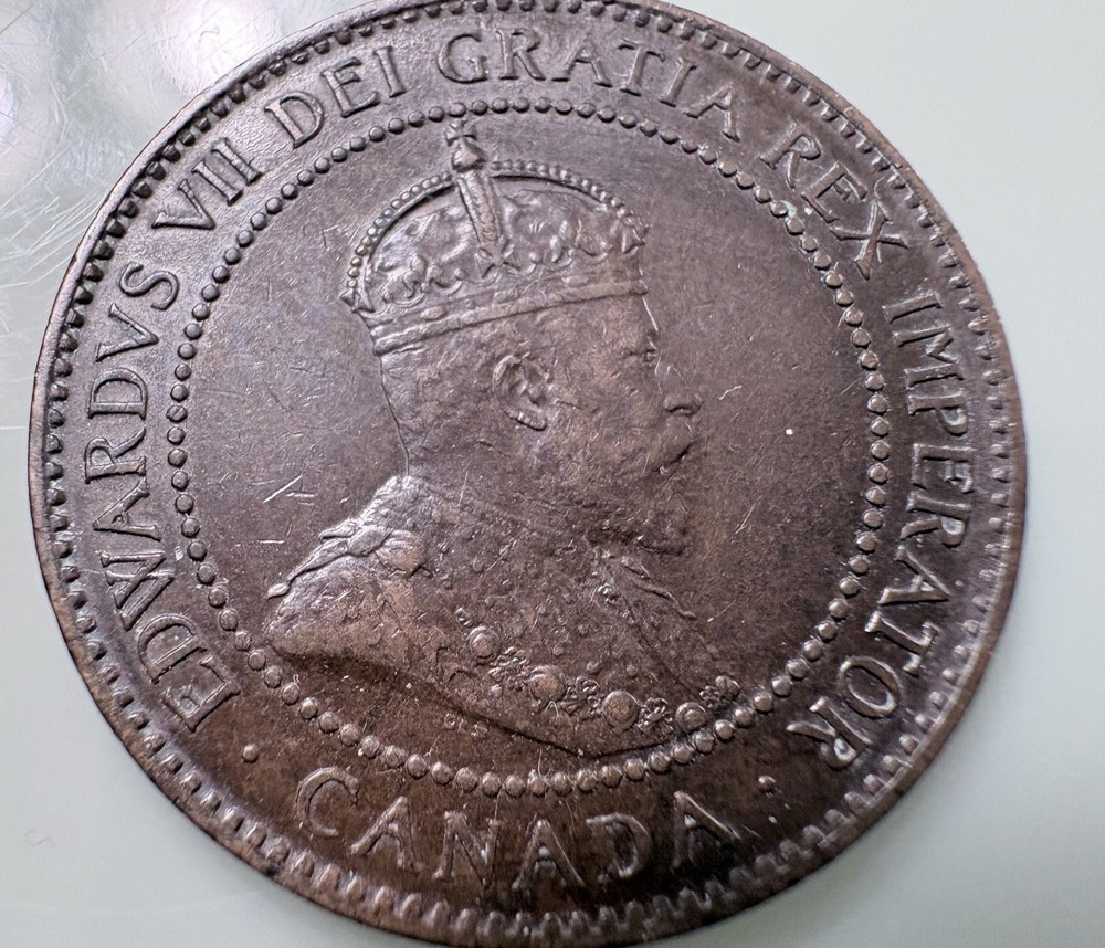 1902 Canada Large Cent Copper Coin Fast Shipping