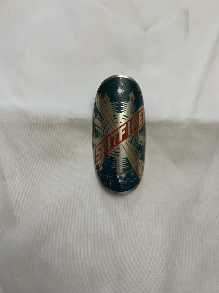Vintage Spitfire Bicycle Head Badge