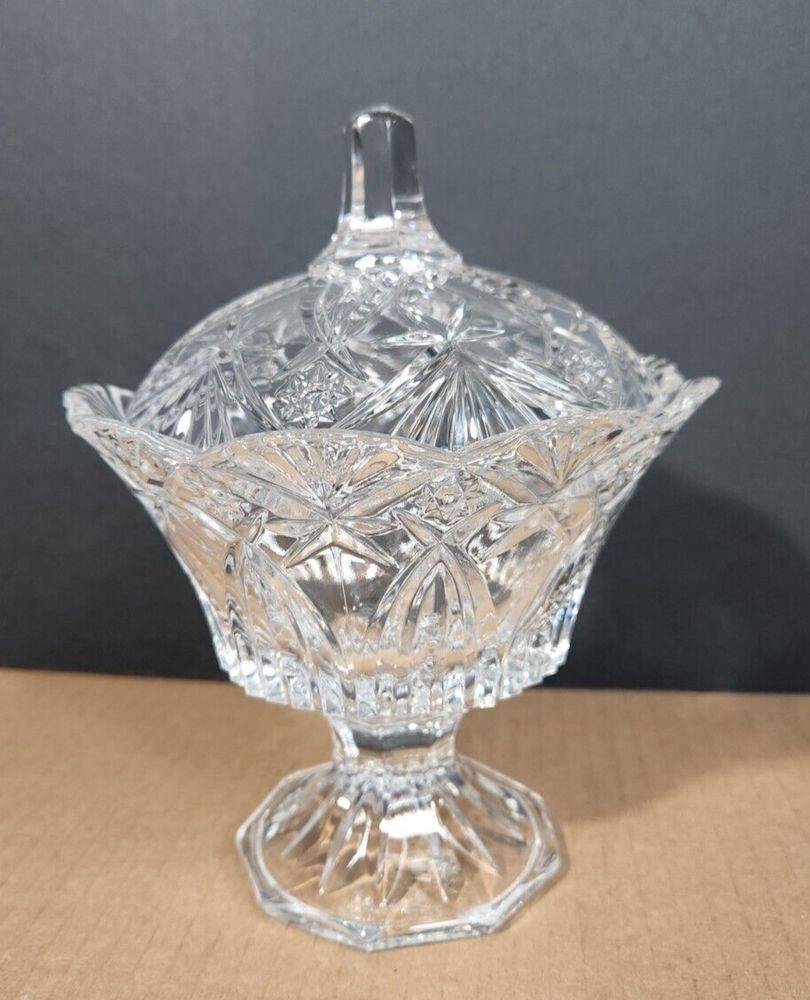 Cristal D’Arques "Vincennes" Footed Candy Dish 8"