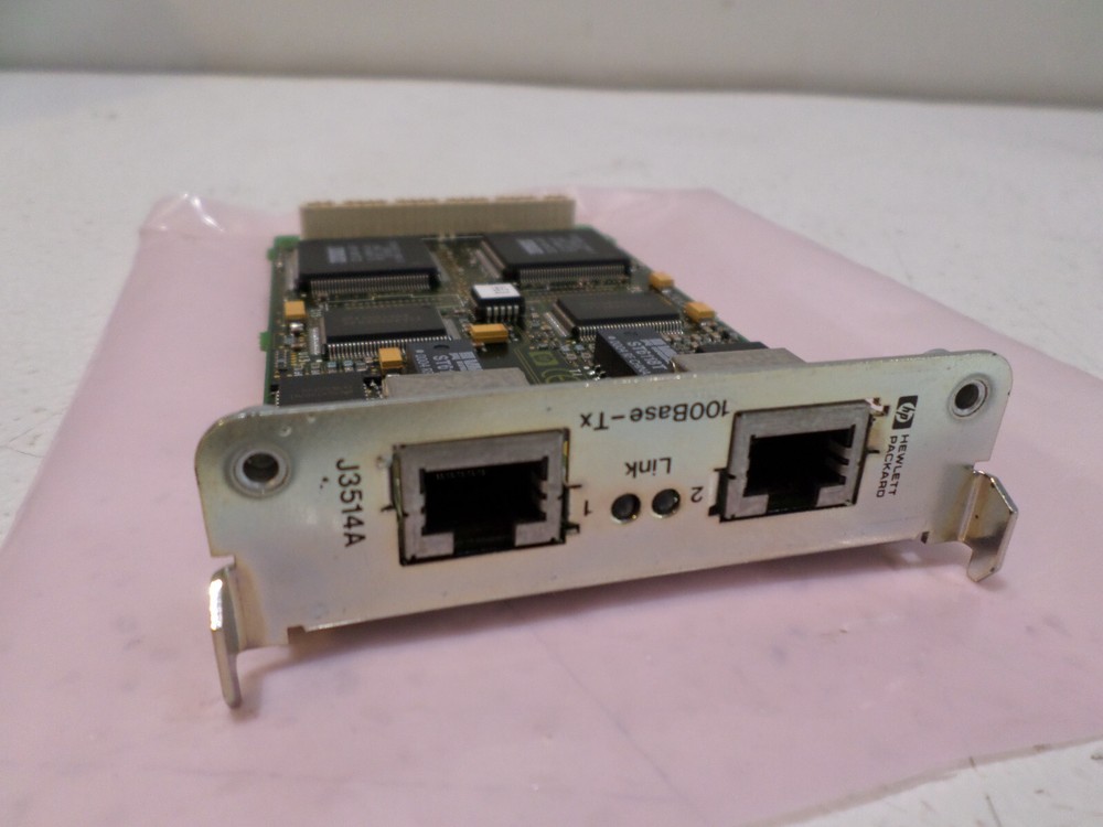 HP J3514A Dual Port 100 Base TX Interface Card