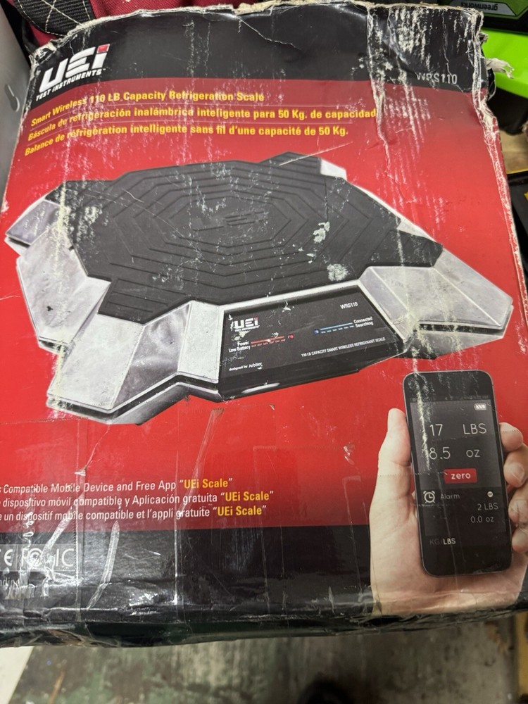 UEi WRS110 Smart Wireless Refrigerant Scale 110 LB
