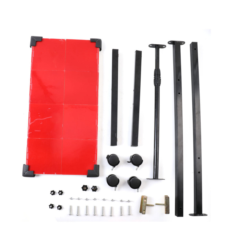 66x33cm Ping Pong Table Return Board,Self-Training,Robust Steel Frame & Wheels