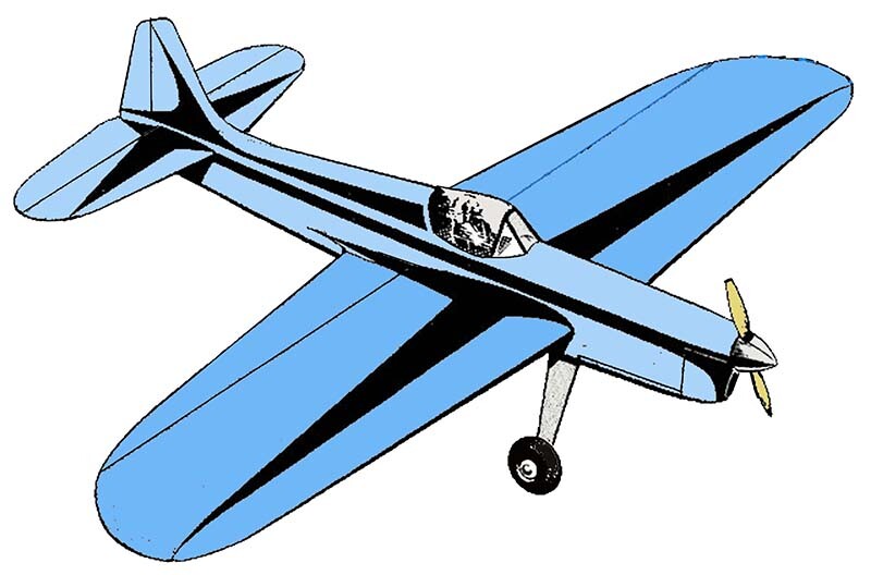 Model Airplane Plans (UC): Mercury CRUSADER 56" Super Stunt for .35 Engine