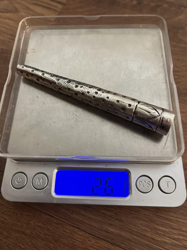 925 Sterling Silver Cigarette/ Cigar holder, 26 grams