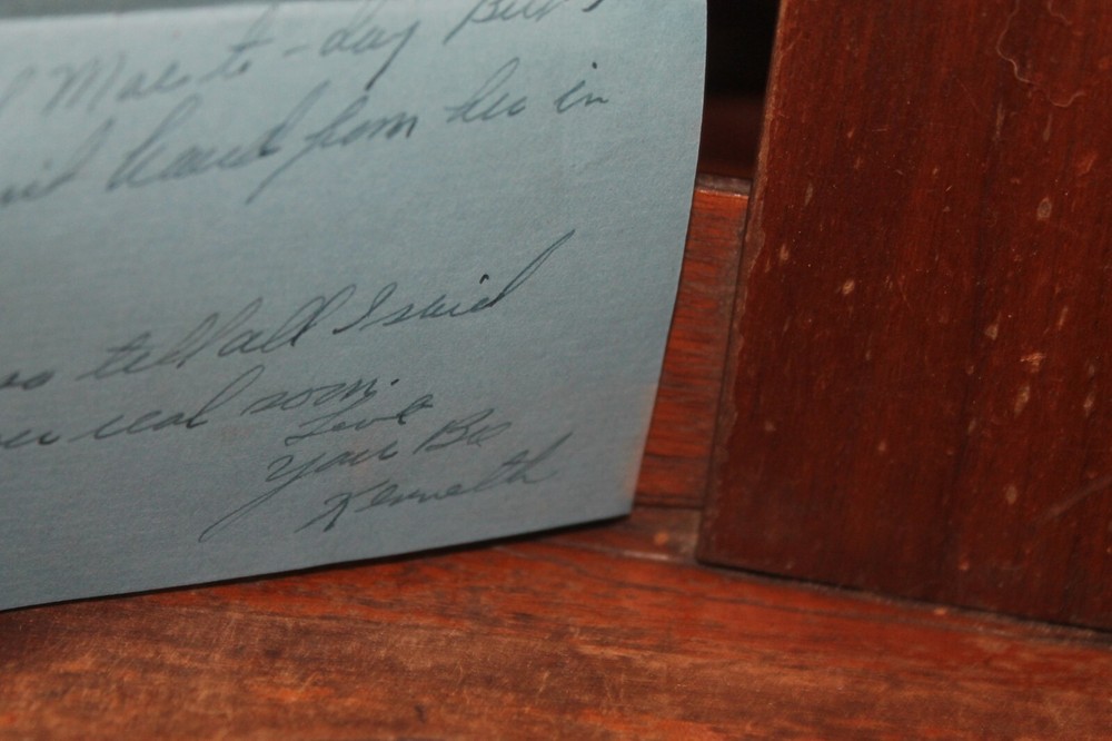 Vintage August 24 1945 WWII Envelope / Letter US Navy Sensor