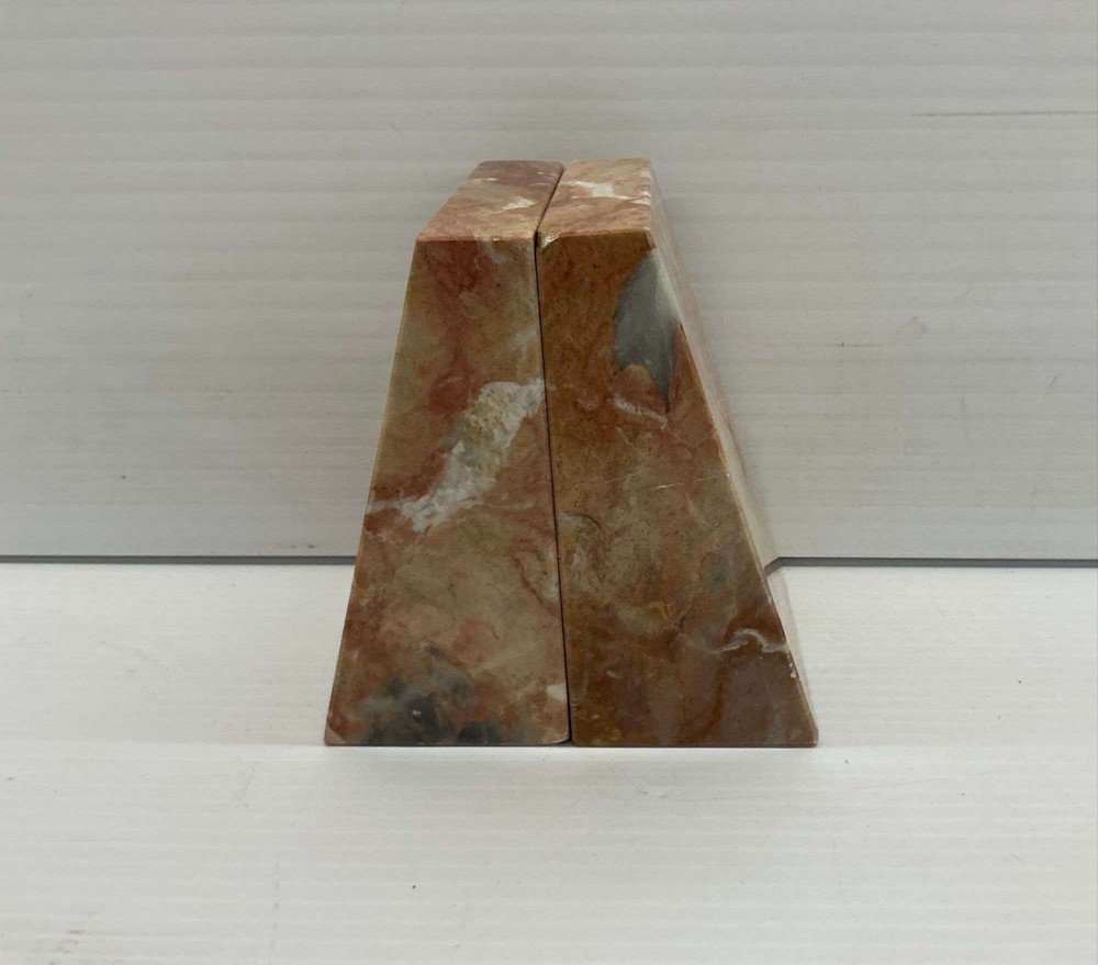 Marble Bookends 1 Pair Decorative Bookends Book Ends
