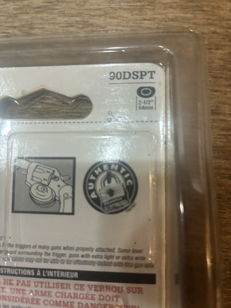 Master Lock 90DSPT Keyed Gun Trigger Lock, 1 Pack Gun Lock With 2 Keys NEW