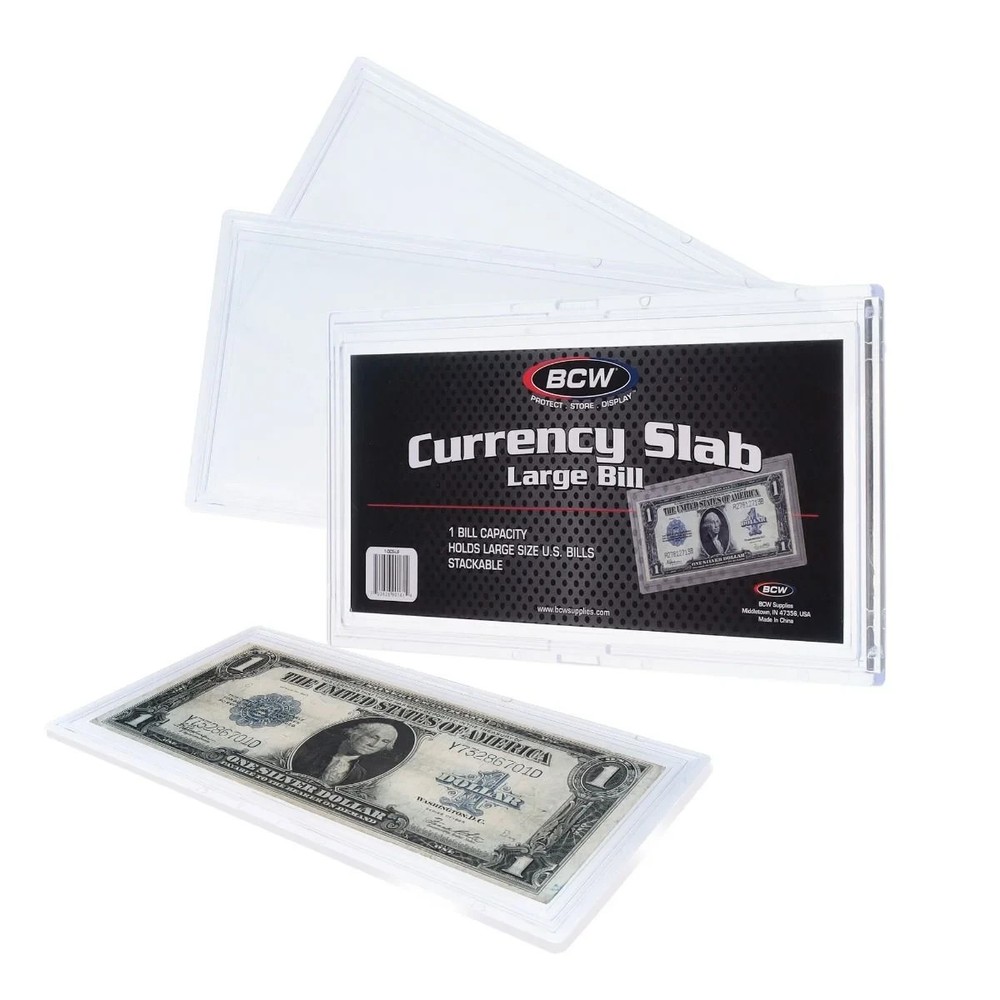 BCW Deluxe Currency Slab Large Bill Stackable