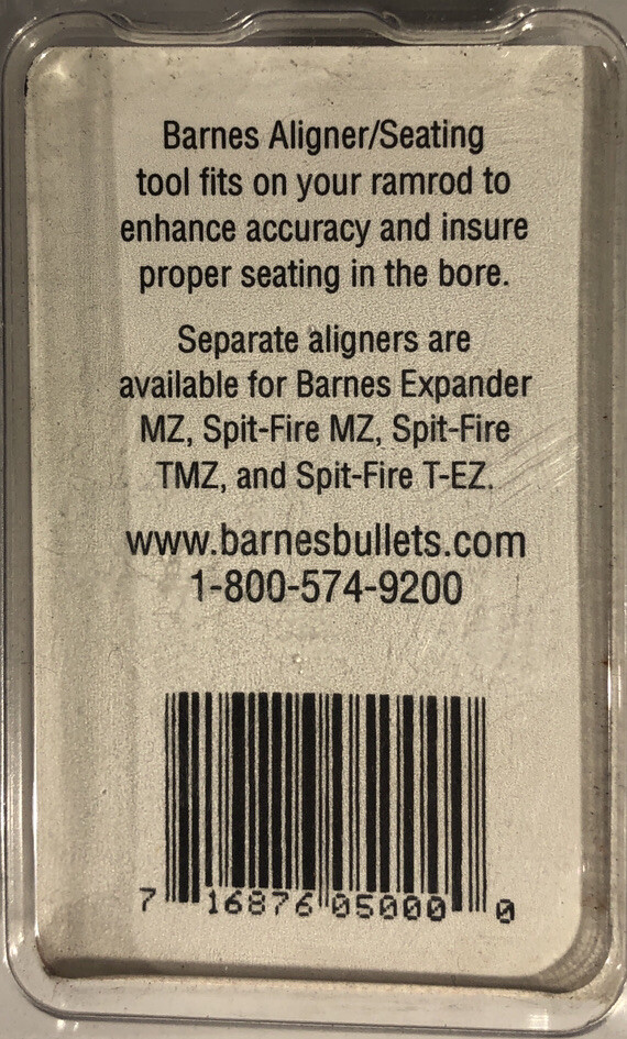 Barnes Aligner.50 Caliber Muzzleloader Tool 05000